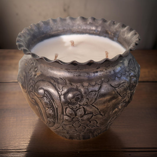 3 Wick Candle | Amber & Rock Salt Fragrance-0